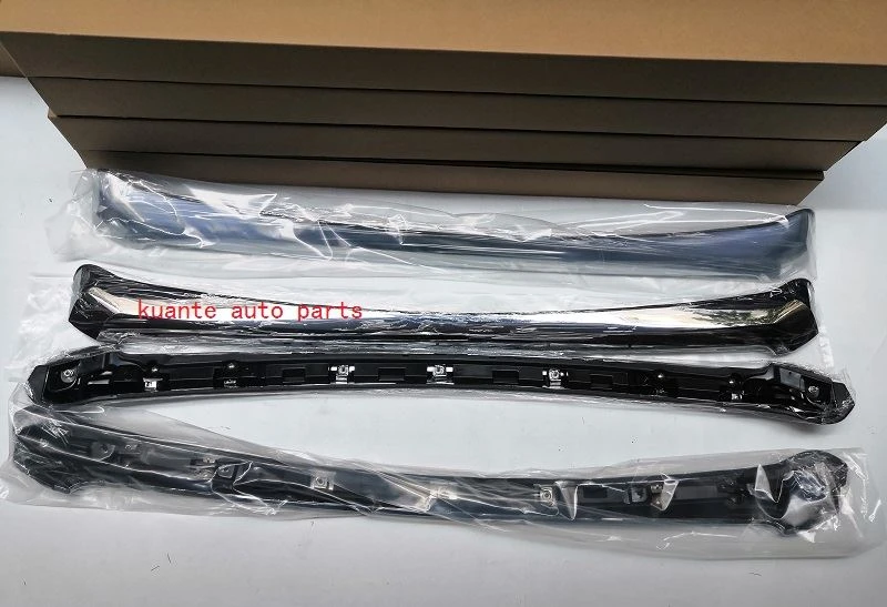 Prado hood chrome