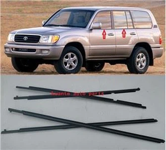 Car Door Window Outer Weatherstrip For Toyota Landcruiser 1998-2007 FZJ100